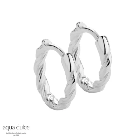 *CURLY HOOP SMALL | SILVER — produktfoto