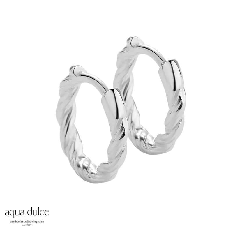 *CURLY HOOP SMALL | SILVER — produktfoto