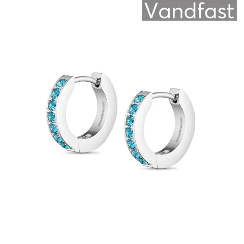 ANNEBRAUNER Creole Line Blue Topaz Øreringe — produktfoto