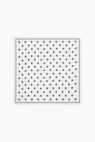 Polka Dot Scarf - Black - Sui Ava — produktfoto