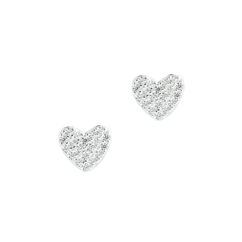 DARLING HEART EARSTUD  | SILVER — produktfoto
