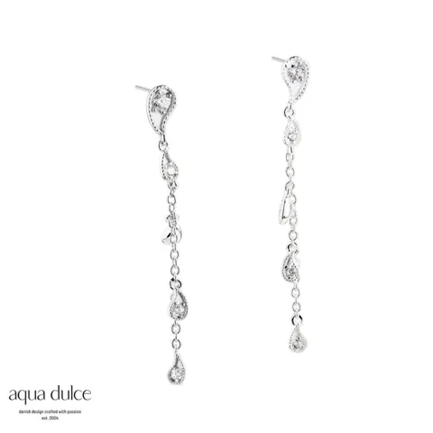 LONG VIMS EARRING | SILVER — produktfoto