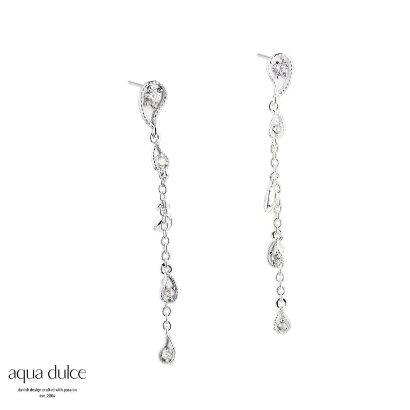 LONG VIMS EARRING | SILVER — produktfoto