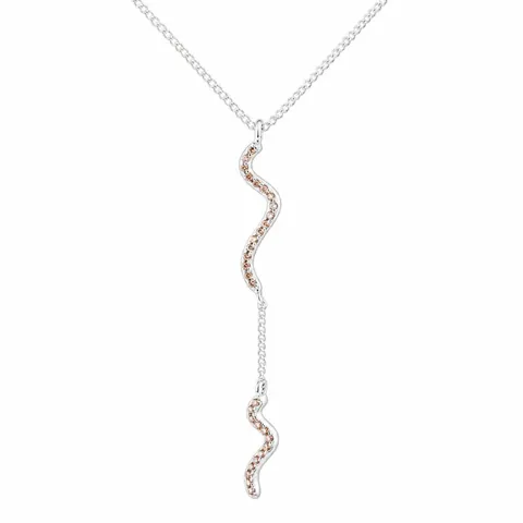 *CURVA CHAMPAGNE NECKLACE | SILVER — produktfoto