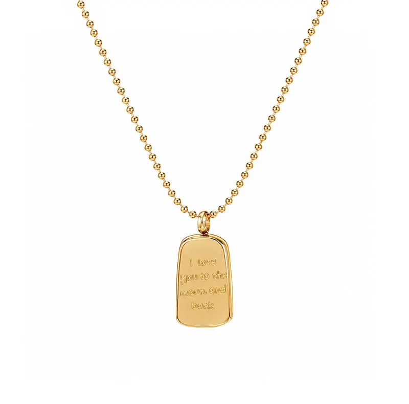 TO THE MOON NECKLACE | BAY — produktfoto