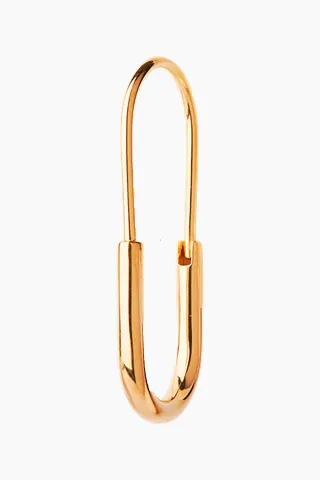 Chance Mini Earring - Goldplated Silver - Maria Black — produktfoto