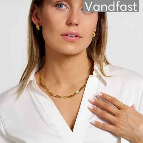 ANNEBRAUNER Double Snake Halskæde 18K Guldbelagt — produktfoto
