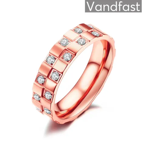 ANNEBRAUNER Chess Rose/White Ring — produktfoto