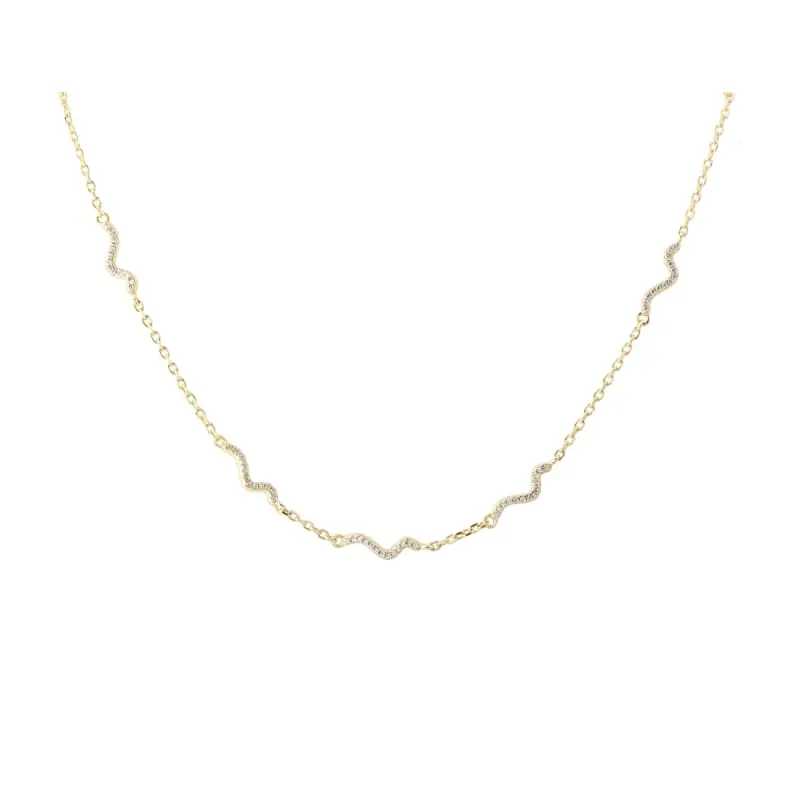 CURVA NECKLACE | GOLDEN — produktfoto