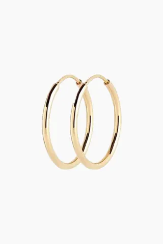 Senorita 20 Hoop - Goldplated Silver - Maria Black — produktfoto