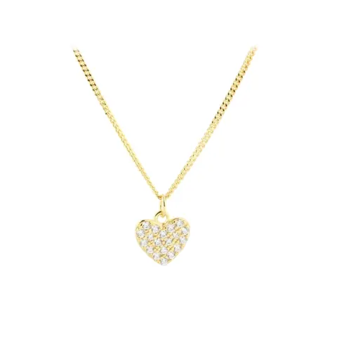 DARLING HEART NECKLACE | GOLDEN — produktfoto