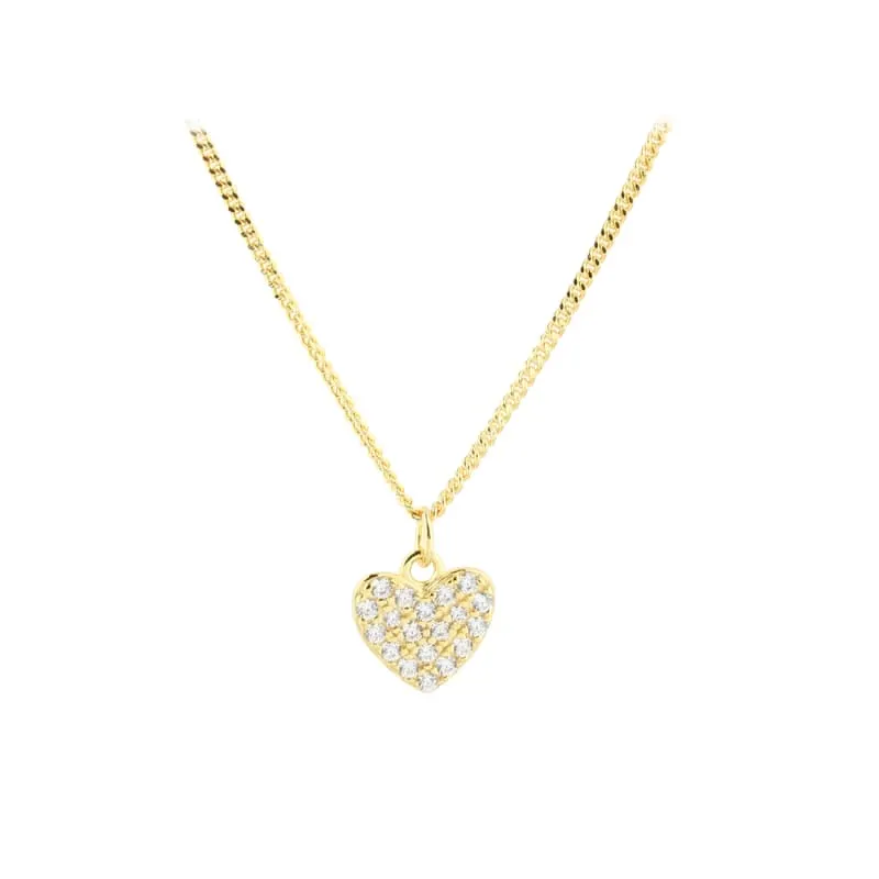 DARLING HEART NECKLACE | GOLDEN — produktfoto