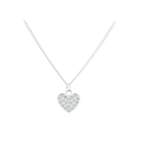 DARLING HEART NECKLACE | SILVER — produktfoto