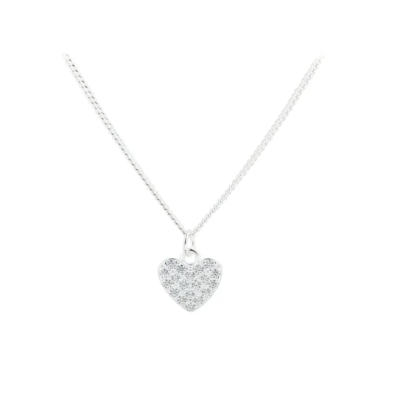 DARLING HEART NECKLACE | SILVER — produktfoto