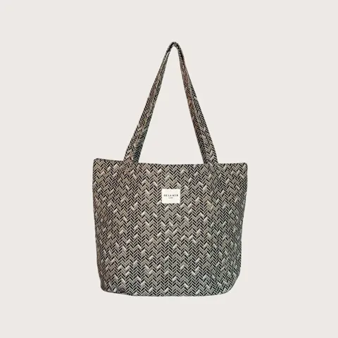 Saorge mulepose  Stor totebag til studie, hverdag og weekend — produktfoto