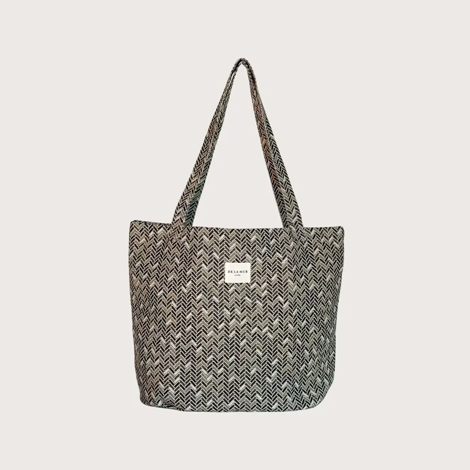 Saorge mulepose  Stor totebag til studie, hverdag og weekend — produktfoto