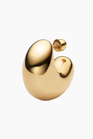 Tryvann Dome Earring - Gold - Maria Black — produktfoto