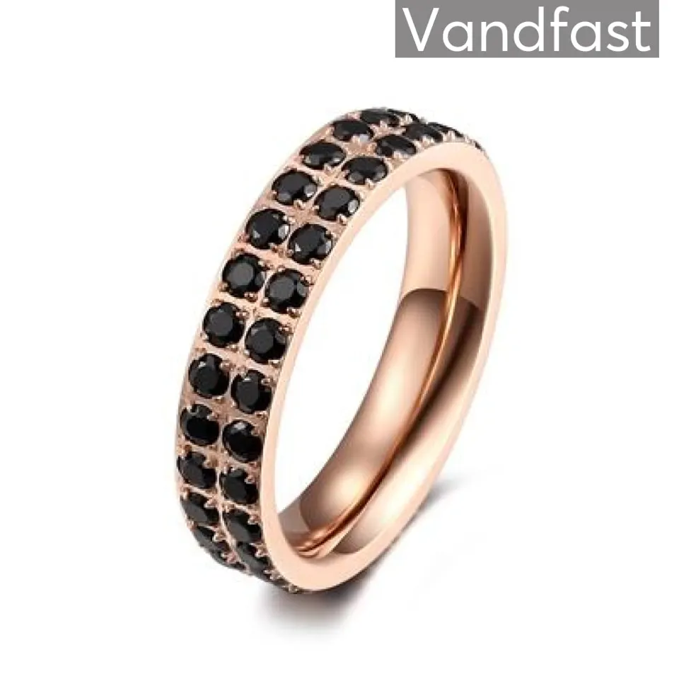 ANNEBRAUNER Alliance Rose/Black Ring — produktfoto