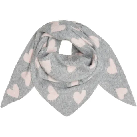 Marta du Chateau dame tørklæde MdcToppy BA-2868 - Grey/Pink — produktfoto