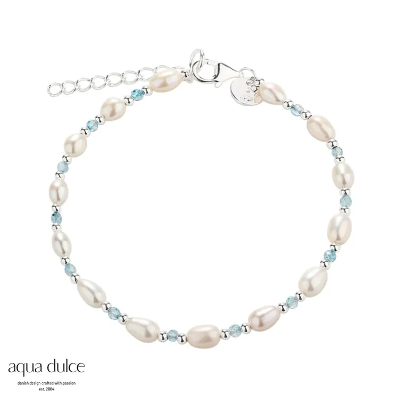 *COAST BLUE BRACELET | SILVER — produktfoto
