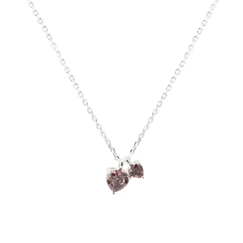*EIRA HEART NECKLACE | SILVER — produktfoto