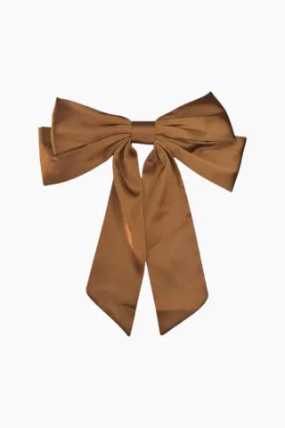 Isabella Bow Barette - Cognac - Pico — produktfoto
