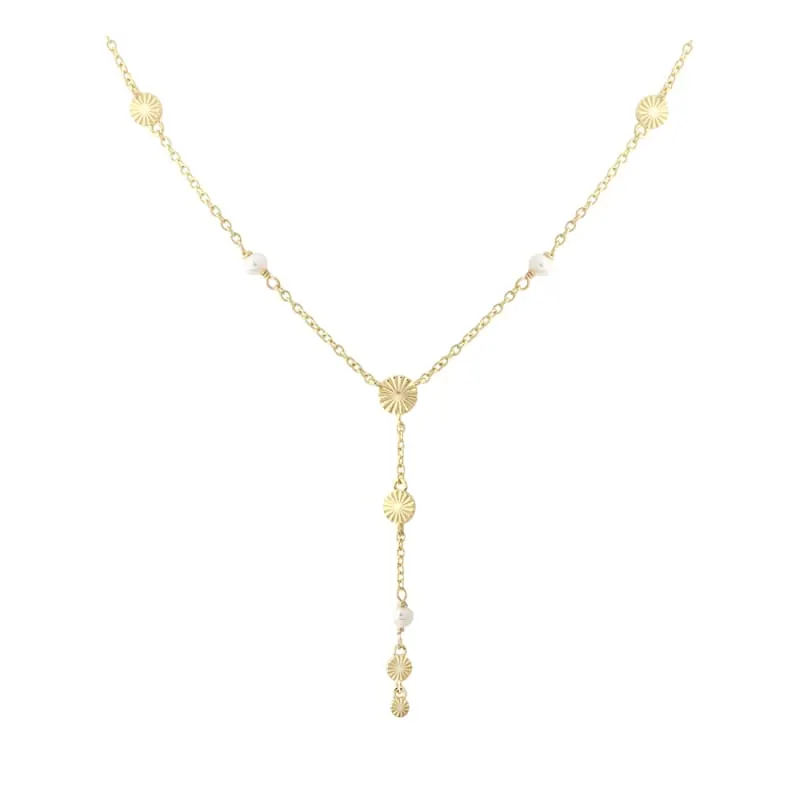 LINE NECKLACE | GOLDEN — produktfoto