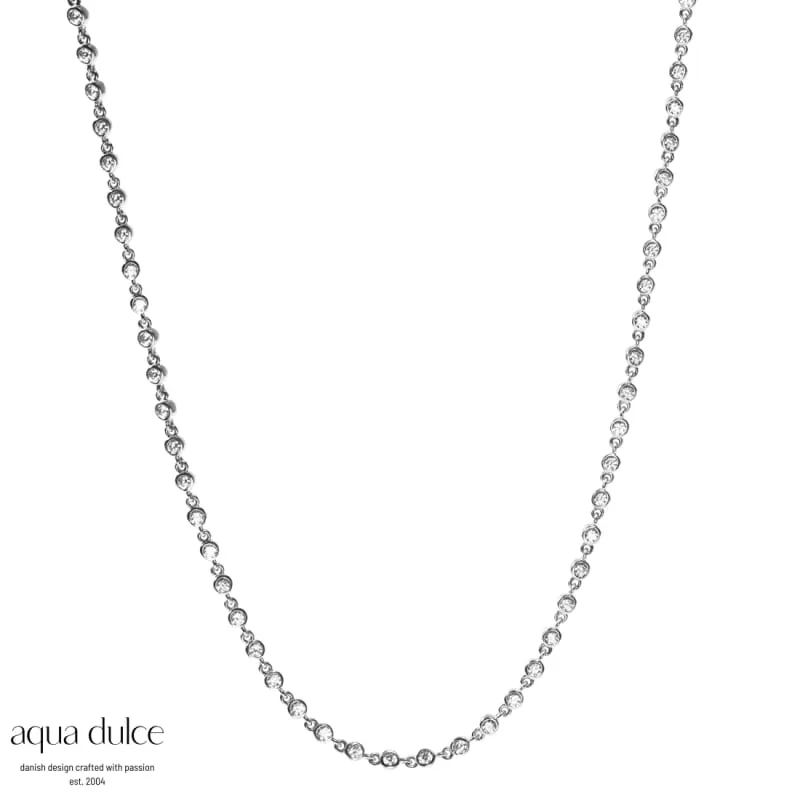*DARLING DENISE NECKLACE | SILVER — produktfoto
