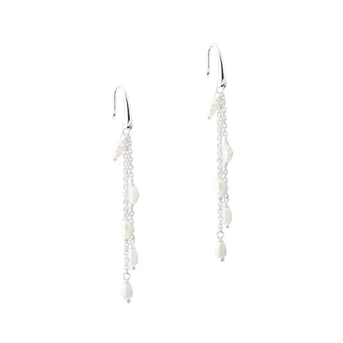 MOONLIGHT EARHOOK | SILVER — produktfoto