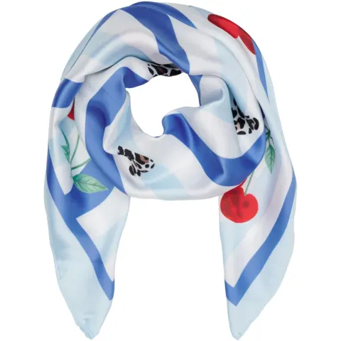 Marta du Chateau dame tørklæde MdcJuline FA-Scarf - Blue11135-2 — produktfoto