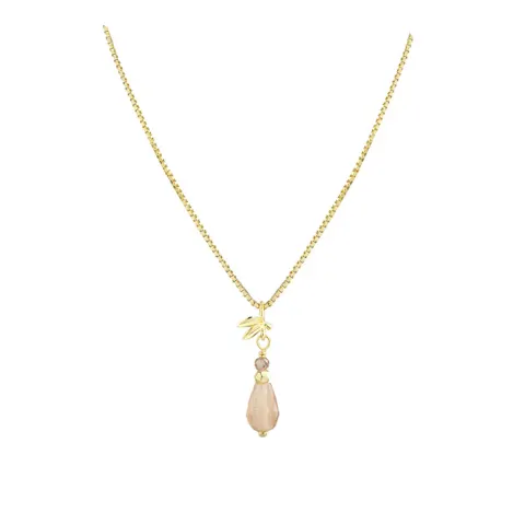 MEADOW ROSE NECKLACE | GOLDEN — produktfoto