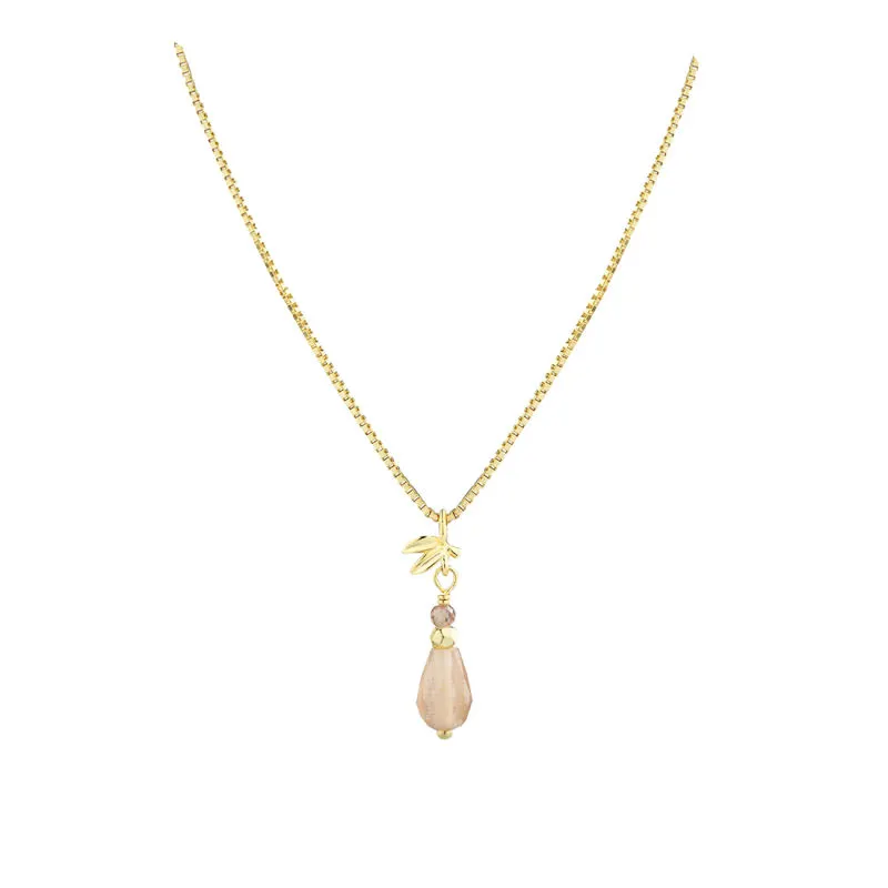MEADOW ROSE NECKLACE | GOLDEN — produktfoto