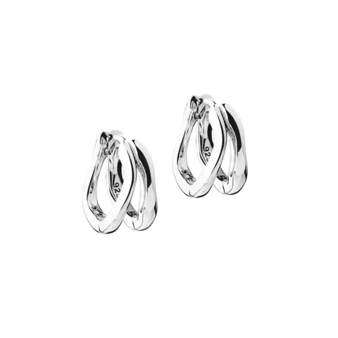 SUNELLA SIMPLE HOOP 12 MM | SILVER — produktfoto