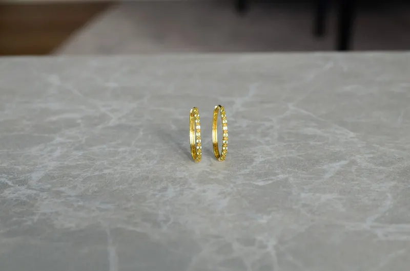 Creol Øreringe Peridot — produktfoto