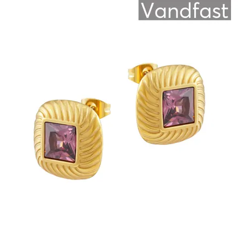 ANNEBRAUNER Milano Rhodolite 18K Guldbelagt Øreringe — produktfoto