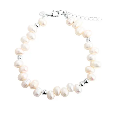 LUNELLA PEARL BRACELET | SILVER — produktfoto