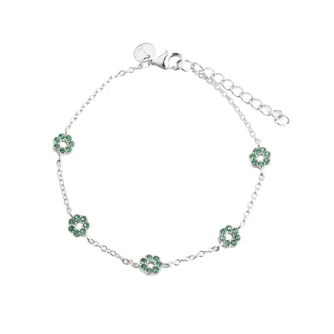 *VERDE FLOWER BRACELET | SILVER — produktfoto