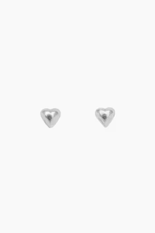 Heart Studs - Silver - Pico — produktfoto