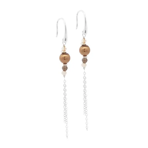 EIRA PEARL EARRING | SILVER — produktfoto