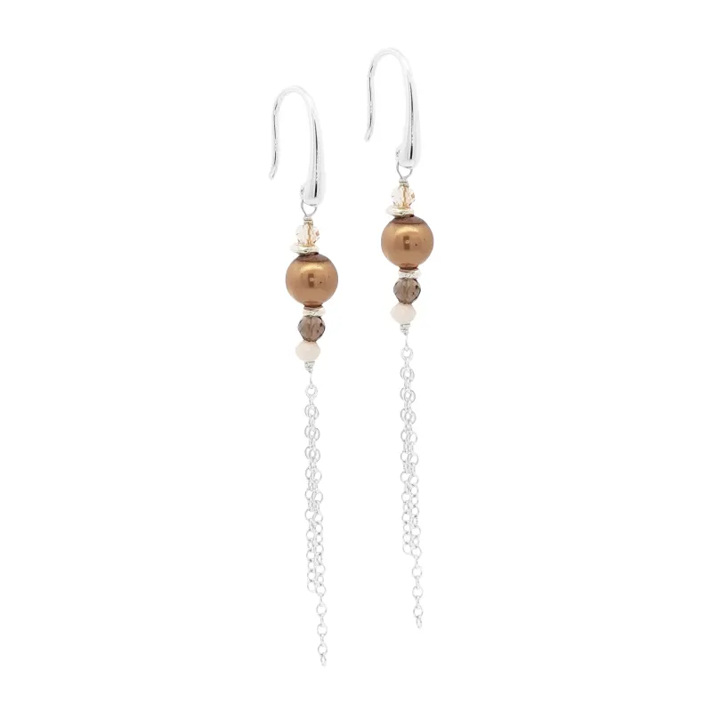 EIRA PEARL EARRING | SILVER — produktfoto