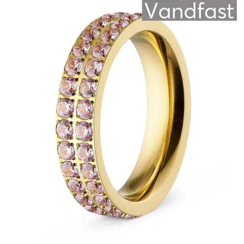 ANNEBRAUNER Alliance Pink Ring 18K Guldbelagt — produktfoto