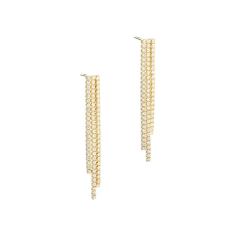 *TENNIS DARLING EARSTUD  |  GOLDEN — produktfoto