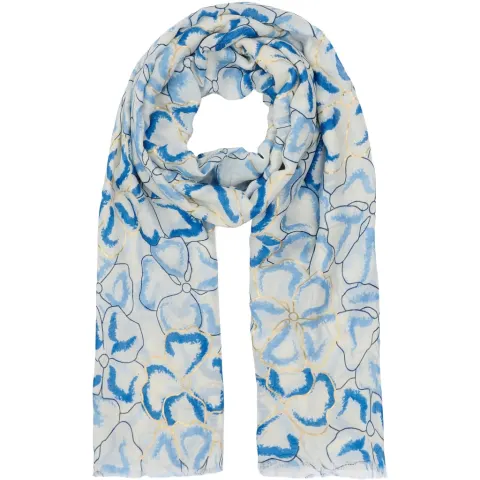 Marta du Chateau dame tørklæde MdcKaysa FA3841 - Blue — produktfoto