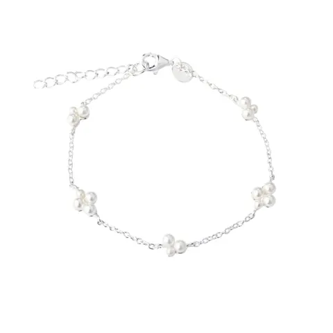 LUNA CLUSTER BRACELET | SILVER — produktfoto