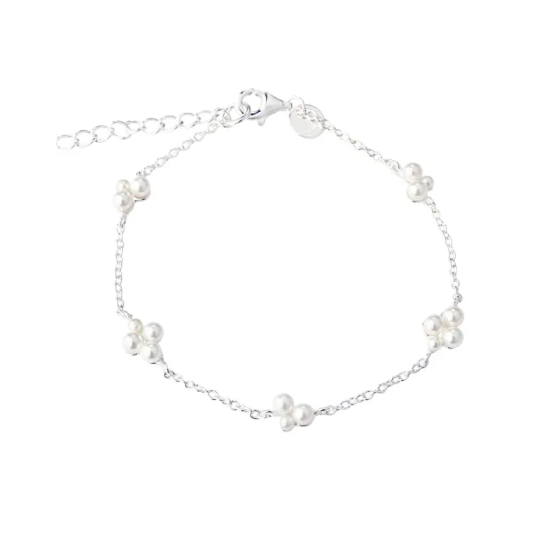 LUNA CLUSTER BRACELET | SILVER — produktfoto