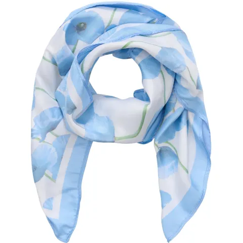 Marta du Chateau dame tørklæde MdcFinja BA-Scarf - Blue3342 — produktfoto