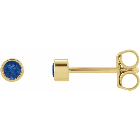 Petit Bezel 14kt Safir — produktfoto