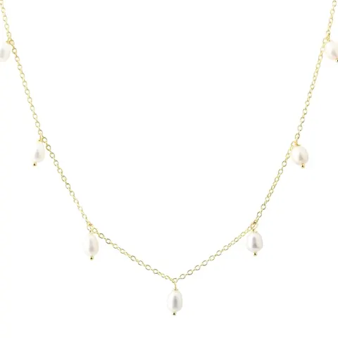 *LUNELLA NECKLACE  | GOLDEN — produktfoto