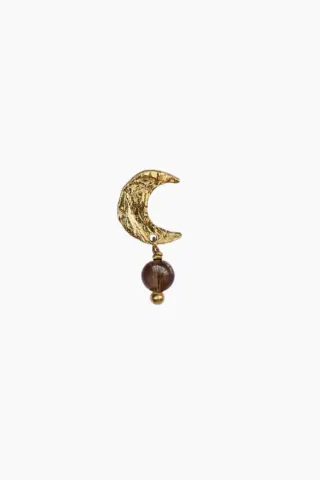 Petit Claire de Lune Earring - Mocha - Stine A — produktfoto
