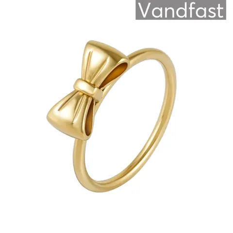 ANNEBRAUNER Bow Ring 18K Guldbelagt — produktfoto